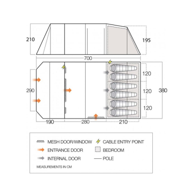 NAMIOT VANGO LISMORE 600XL PACKAGE-106545