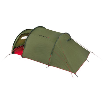 High Peak Falcon 4 4 os. Zielony, Czerwony Namiot tunelowy-106603