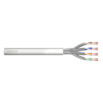 Kabel typu linka DIGITUS DK-1623-A-P-305 kat.6A, U/FTP, AWG 27/7,LSOH, 305m, szary, karton