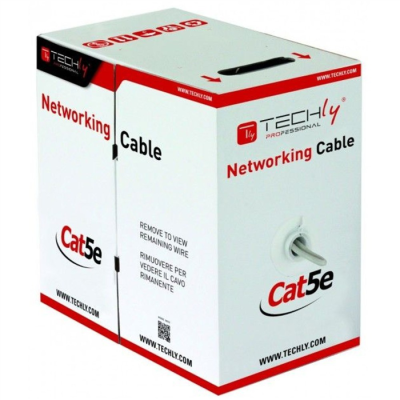 TECHLY SKRĘTKA F/UTP CAT5E DRUT 305M CCA ZEWNĘTRZN-108334