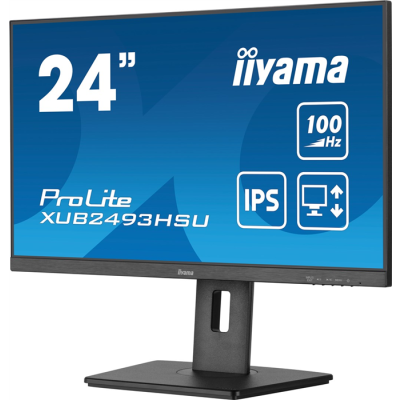 Monitor LED Iiyama ProLite XUB2493HSU-B7 - 24 - Płaski ekran - 60,5 cm-1099581