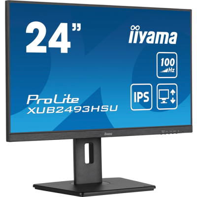 Monitor LED Iiyama ProLite XUB2493HSU-B7 - 24 - Płaski ekran - 60,5 cm-1099584