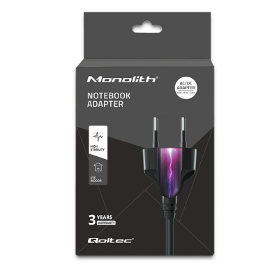 QOLTEC ZASILACZ SIECIOWY 65W | 5-20.3V | 2-3.25A | USB TYP C | PD-139827