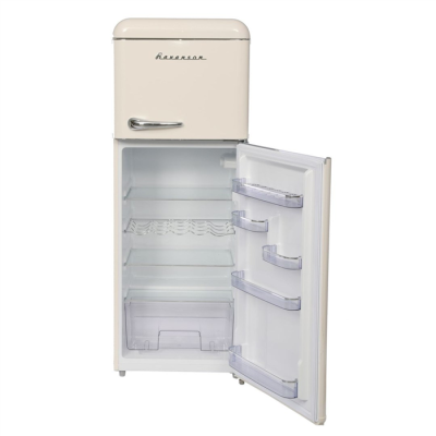 Lodówka Retro Ravanson LKK-210RC (545mm x 1470mm x 585 mm; 157l; Klasa A++; kremowy)-14808