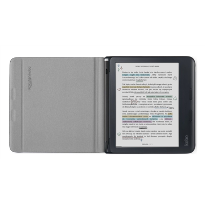 Etui Kobo Libra Colour Notebook SleepCover Case Black-165109