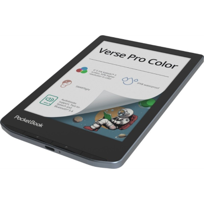 Ebook PocketBook Verse Pro Color 634 6" E-Ink Kaleido 3 16GB Wi-Fi Stormy Sea
