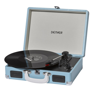 Gramofon Denver VPL-120 z USB do nagrywania na PC niebieski