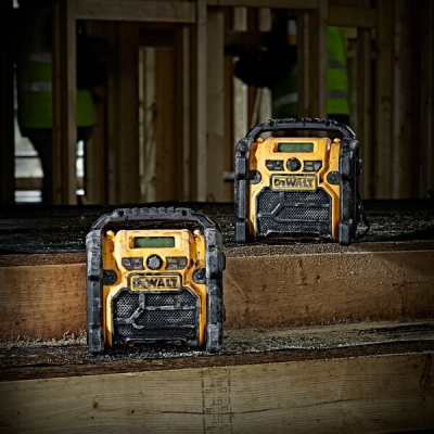 DeWALT DCR020-QW radio Przenośny Cyfrowy Czarny, Żółty-196274