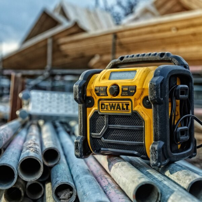 DeWALT DCR020-QW radio Przenośny Cyfrowy Czarny, Żółty-196276
