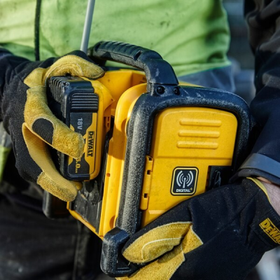 DeWALT DCR020-QW radio Przenośny Cyfrowy Czarny, Żółty-196281