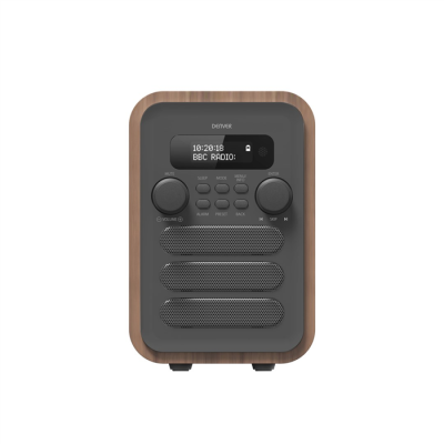 Denver DAB-48GREY radio Osobisty Cyfrowy Szary, Drewno-196285