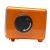 Radiobudzik retro Denver CR-425 pomarańczowy-196174