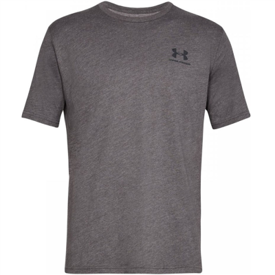 Under Armour Sportstyle Left Chest Koszulka Wycięcie pod szyją Krótki rękaw Bawełna, Poliester-247501