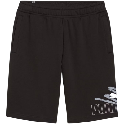 Spodenki męskie Puma ESS+ Logo Lab Graphic Shorts 10 czarne 678989 01 L