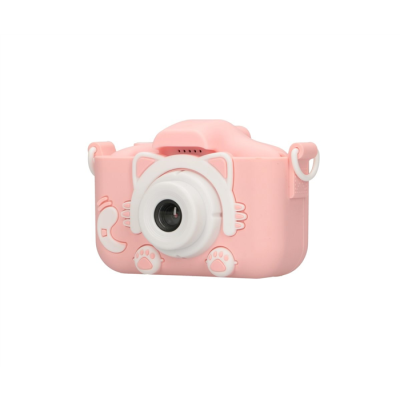 Extralink Kids Camera H27 Dual Różowy | Aparat cyfrowy | 1080P 30fps, wyświetlacz 2.0"