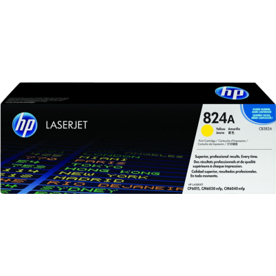 HP 824A oryginalny wkład z żółtym tonerem LaserJet