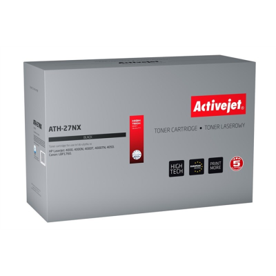 Activejet ATH-27NX Toner (zamiennik HP 27X C4127X, Canon EP-52; Supreme; 11300 stron; czarny)-279343