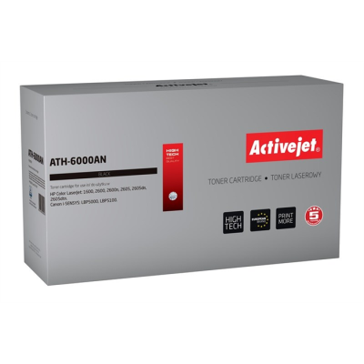 Activejet ATH-6000AN Toner (zamiennik HP 124A Q6000A, Canon CRG-707B; Premium; 2500 stron; czarny)
