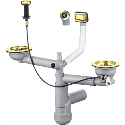 Syfon do zlewozmywaka granitowego 1.5- i 2-komorowego - Space-Saver ZXY Z912 5907650812890