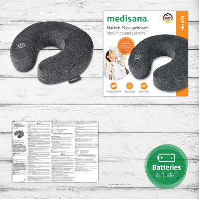 Wibracyjna poduszka podróżna na kark Medisana NM 870-360744