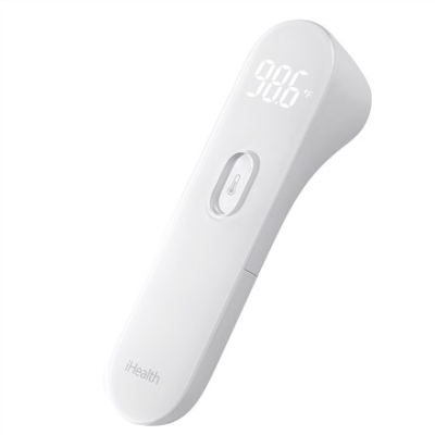 iHealth PT3 ręczny termometr Biały F, °C 32 - 42,9 °C Wbudowany wyświetlacz