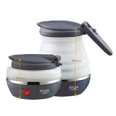Czajnik elektryczny Adler AD 1279 (750W 0.6l; kolor biały)-3984