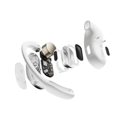 Słuchawki bezprzewodowe douszne Shokz OpenFit Air białe-42139