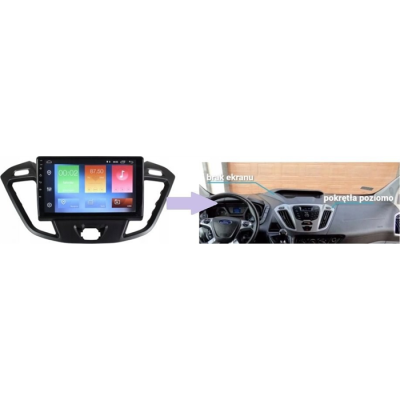 RADIO NAWIGACJA GPS FORD TRANSIT 2012-2018 ANDROID-450142