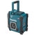 Makita MR004G radio Miejsce pracy Analogowe i cyfrowe Czarny, Zielony-465260