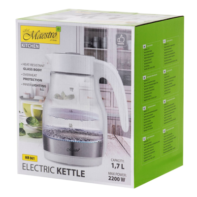 Czajnik elektryczny MR-061-WHITE MAESTRO-4701