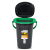 GREENBLUE TOALETA TURYSTYCZNA, CZARNO-ZIELONA GB320BG-487383