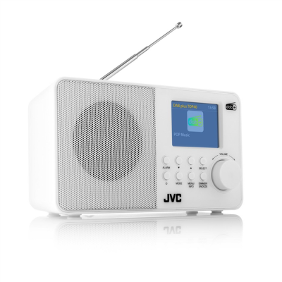 Radio JVC DAB RA-E611W-DAB white-491010