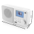 Radio JVC DAB RA-E611W-DAB white-491014