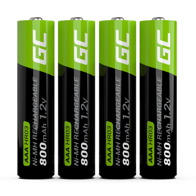 GREEN CELL AKUMULATORKI PALUSZKI 4X AAA R3 800MAH-49210