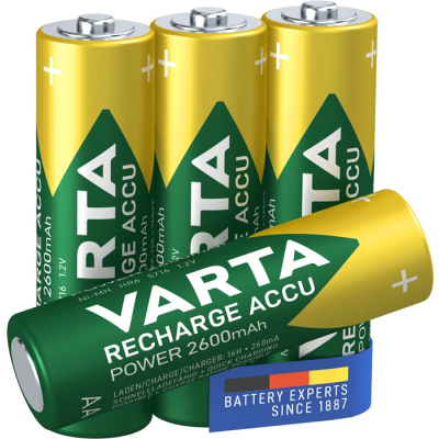 Zestaw akumulatorków AA VARTA Ready2Use 5716101404 (2600mAh ; Ni-MH)