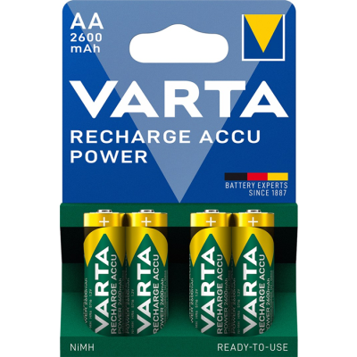 Zestaw akumulatorków AA VARTA Ready2Use 5716101404 (2600mAh ; Ni-MH)-49219