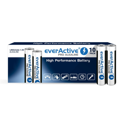 Zestaw baterii alkaliczne everActive LR0310PAK (x 10)