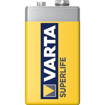 Bateria cynkowo-węglowe VARTA Superlife 9V 6F22 (Zn-C; x 1)-49373