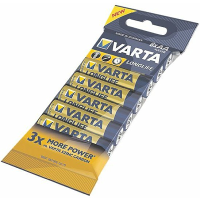 Zestaw baterii alkaliczne VARTA Longlife 4106101328 (x 8)