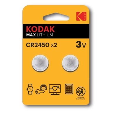 KODAK BATERIE LITOWE MAX CR 2450 BLISTER X 2 SZT.