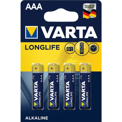 Zestaw baterii alkaliczne VARTA Longlife LR03 (AAA) (x 4)