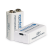 EVERACTIVE AKUMULATOREK 6F22/9V LI-ION 550 MAH Z USB TYP C EVHR22-550C-49341