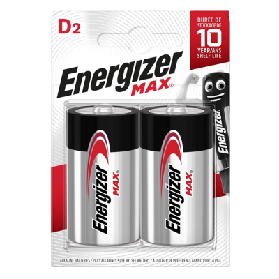 ENERGIZER BATERIA MAX D LR20. 2 szt. Opakowanie ECO