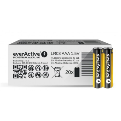Zestaw baterii alkaliczne everActive EVLR03S2IK (40)