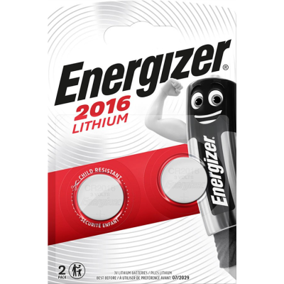ENERGIZER BATERIE SPECJALISTYCZNA LITHIUM CR2016 2 SZTUKI 3V