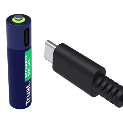 Baterie AAA Trust USB-C RECHARGEABLE BATTERIES 2P-49642