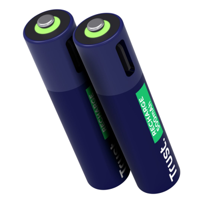 Baterie AAA Trust USB-C RECHARGEABLE BATTERIES 2P-49643