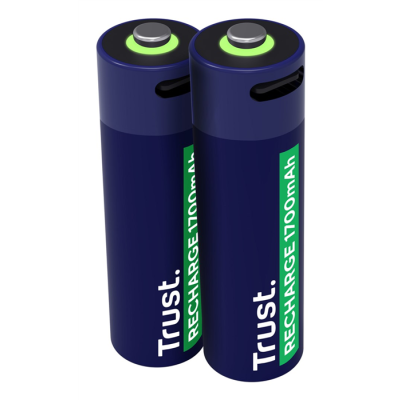 Baterie AA Trust USB-C RECHARGEABLE BATTERIES 2P