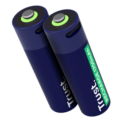 Baterie AA Trust USB-C RECHARGEABLE BATTERIES 2P-49652