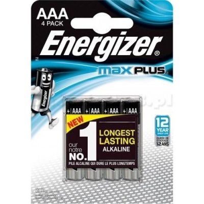 ENERGIZER BATERIA MAX PLUS AAA LR03, 4 ECO